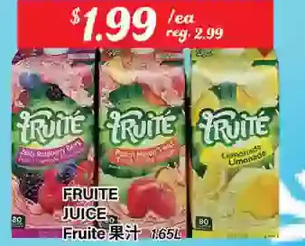 Btrust Supermarket Fruite juice offer