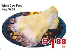 Top Food Supermarket White cow feet offer
