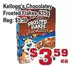 Top Food Supermarket Kellogg's chocolatey froasted flakes offer
