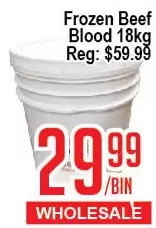 Skyland Foodmart Frozen beef blood offer