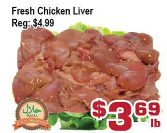 Top Food Supermarket Fresh chicken liver offer