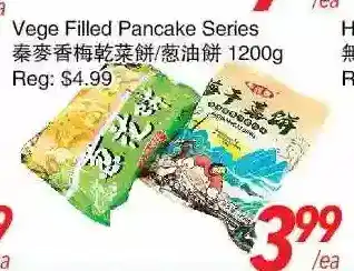 Foody World Vege filled pnacke series offer