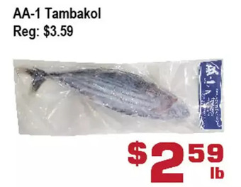 Top Food Supermarket Aa-1 tambakol offer