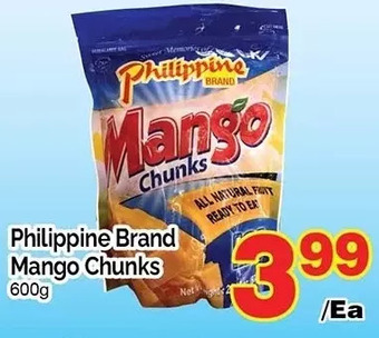 T&T Supermarket Philippine brand mango chunks offer