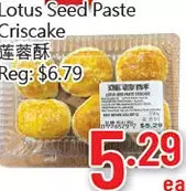 Hong Tai Supermarket Lotus seed paste criscake offer