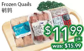Ample Food Market Frozen quails offer