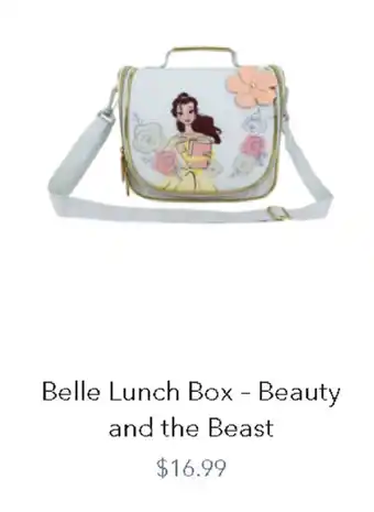 Disney Store Belle lunch box- beauty and the beast offer