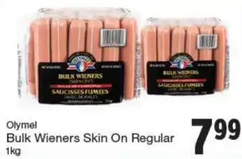 Quality Foods Bulk wieners skin on regular offer