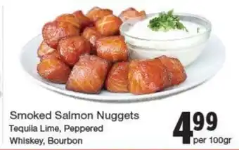 Quality Foods Smoked salmon nuggets offer
