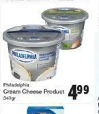 Quality Foods Cream cheese product offer