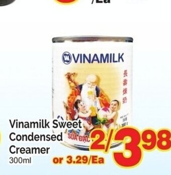 T&T Supermarket Vinamilk Sweet. Condensed Creamer 300ml offer