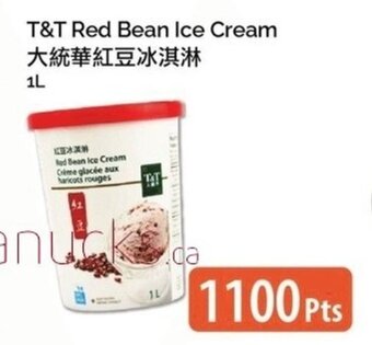 T&T Supermarket Red Bean Ice Cream 1L offer