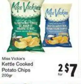 Quality Foods Kettle cooked potato chips offer