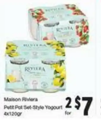 Quality Foods Petit pot set-stylr yogourt offer