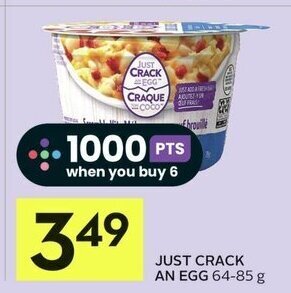 IGA JUST CRACK AN EGG 64-85 g offer