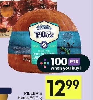 IGA PILLER'S Hams 800 g offer