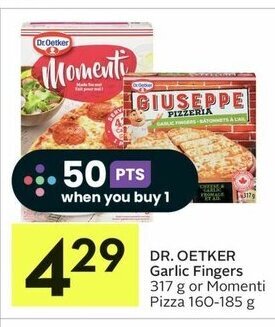 IGA DR. OETKER Garlic Fingers 317 g offer