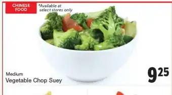 Quality Foods Vegetable chop suey offer