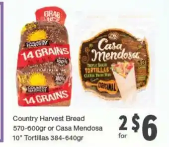 Quality Foods Country harvest bread offer