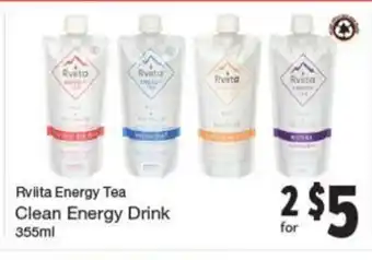 Quality Foods Clean energy drink offer