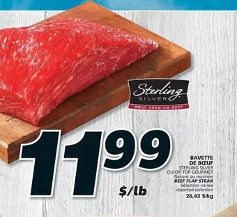 IGA Bavette de bœuf offer