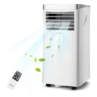 Best Buy Costway 8000 btu \10000btu portable air conditioner 3-in-1 air cooler with remote control offer