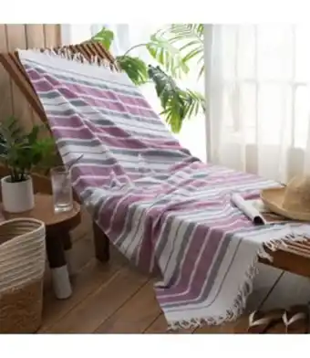 Beddington's Antalya beach towel w/fringe 35x70 offer