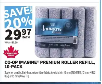 Co-op IMAGINE PREMIUM ROLLER REFILL, 10-PACK offer