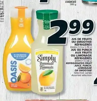 IGA Jus de fruits ou smoothie réfrigérés offer