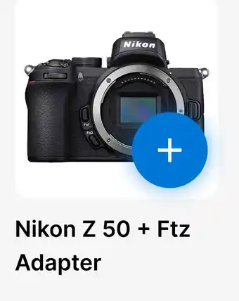 Nikon Nikon Z 50 + Ftz Adapter offer