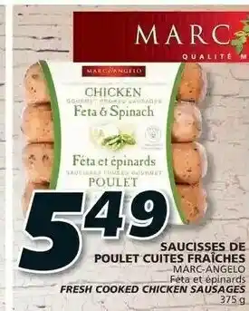 IGA Saucisses de poulet cuites fraîches offer