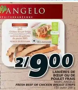 IGA Lanières de bœuf ou de poulet frais offer