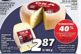 IGA Fromage oka l'artisan fume offer