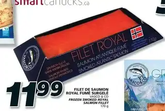 IGA Filet de saumon royal fume surgelé offer