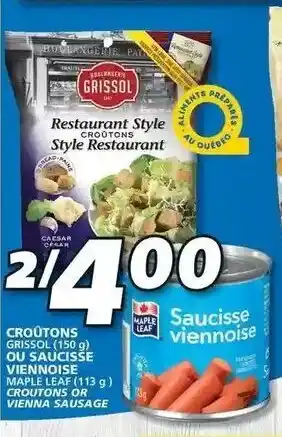 IGA Croûtons offer