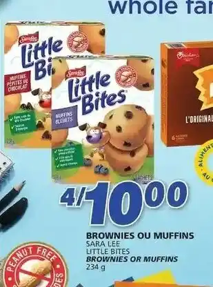 IGA Brownies ou muffins offer
