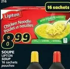 IGA Soupe lipton soup offer