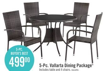 The Brick Vallarta 5-piece patio package offer