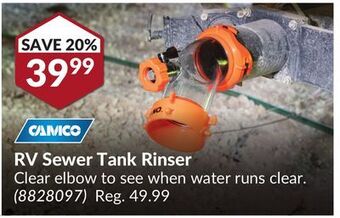 Princess Auto Rv sewer tank rinser offer