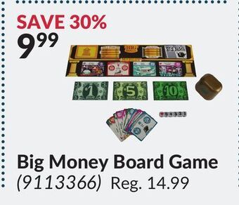 Princess Auto Big money board game offer
