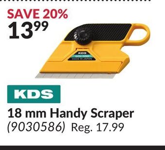 Princess Auto 18 mm handy scraper offer