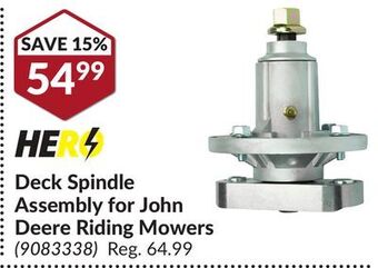 Princess Auto Deck spindle assembly for john deere riding mowers offer