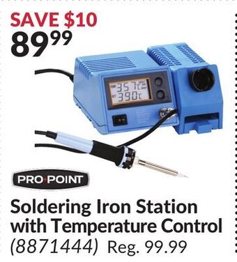 Princess Auto Soldering iron station with temperature control offer