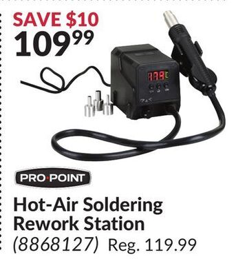 Princess Auto Hot-air soldering rework station offer