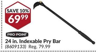 Princess Auto 24 in. indexable pry bar offer