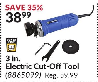 Princess Auto 3 in. electric cut-off tool offer