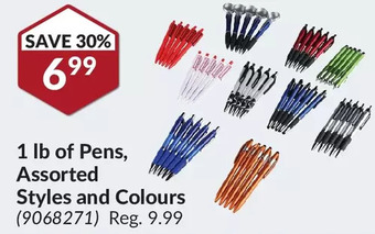 Princess Auto 1 lb of pens, styles and colours offer