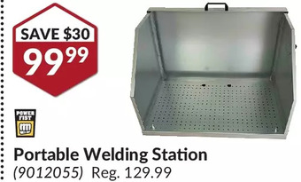 Princess Auto Power fist portable welding station offer