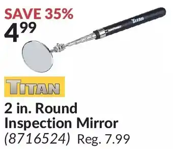 Princess Auto Titan 2 in. round inspection mirror offer