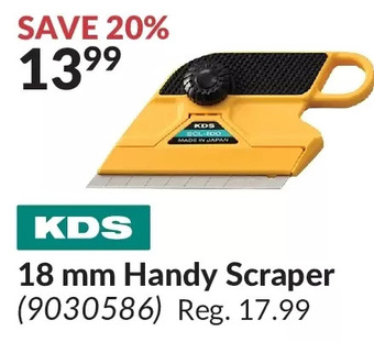 Princess Auto Kds 18 mm handy scraper offer